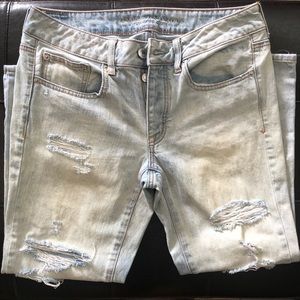 American Eagle boy crop jeans